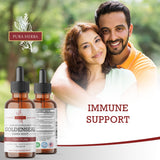 Pura Herba Goldenseal sans alcool 60 ml, formulation douce pour un usage quotidien.