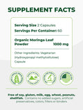 PURA VIDA MORINGA: feuilles séchées, origine unique pour une expérience authentique.