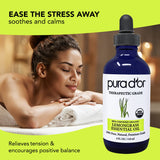 PURA D'OR huile citronnelle soin peau, tonifiant et purifiant
