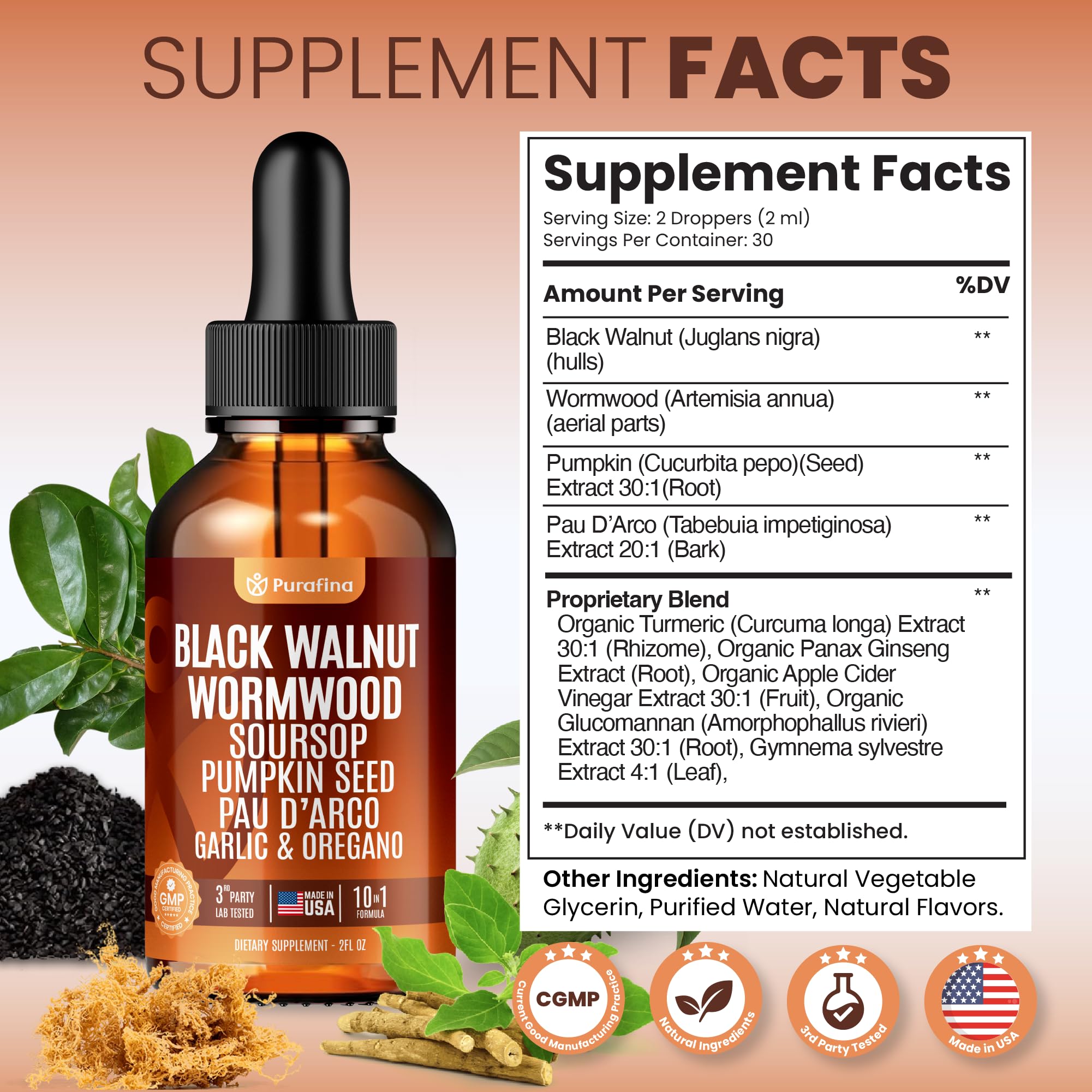 Purafina Gouttes Absorption rapide — texture liquide qui se mélange rapidement