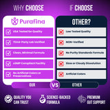 Purafina graphique GLP-1: aperçu des liens fibre et bien-être intestinal.