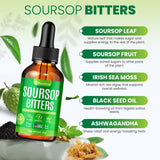 Purafina Soursop Bitters: gouttes dans le compte-gouttes, prise pratique.