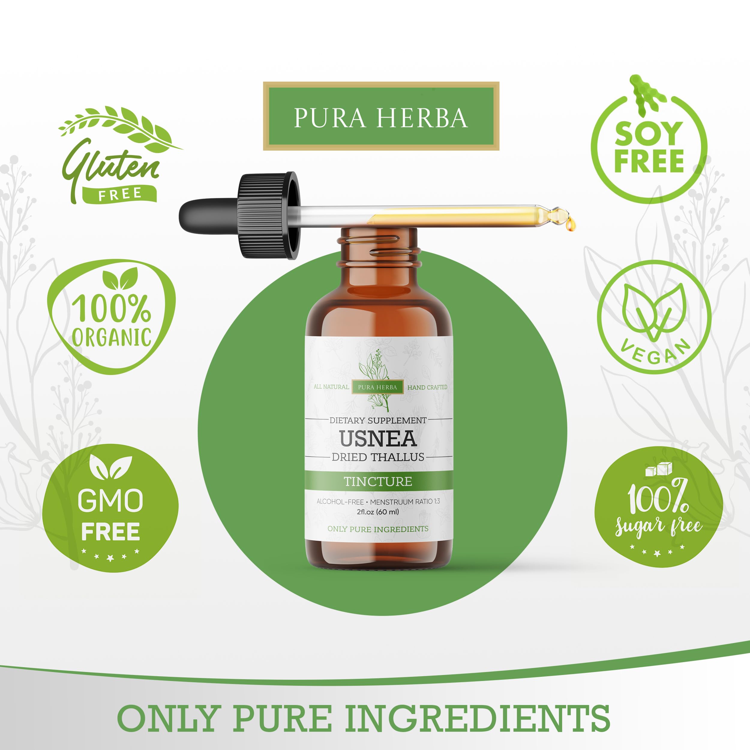 Pura Herba Usnée gouttes-preparation-te : intégration facile dans votre rituel.