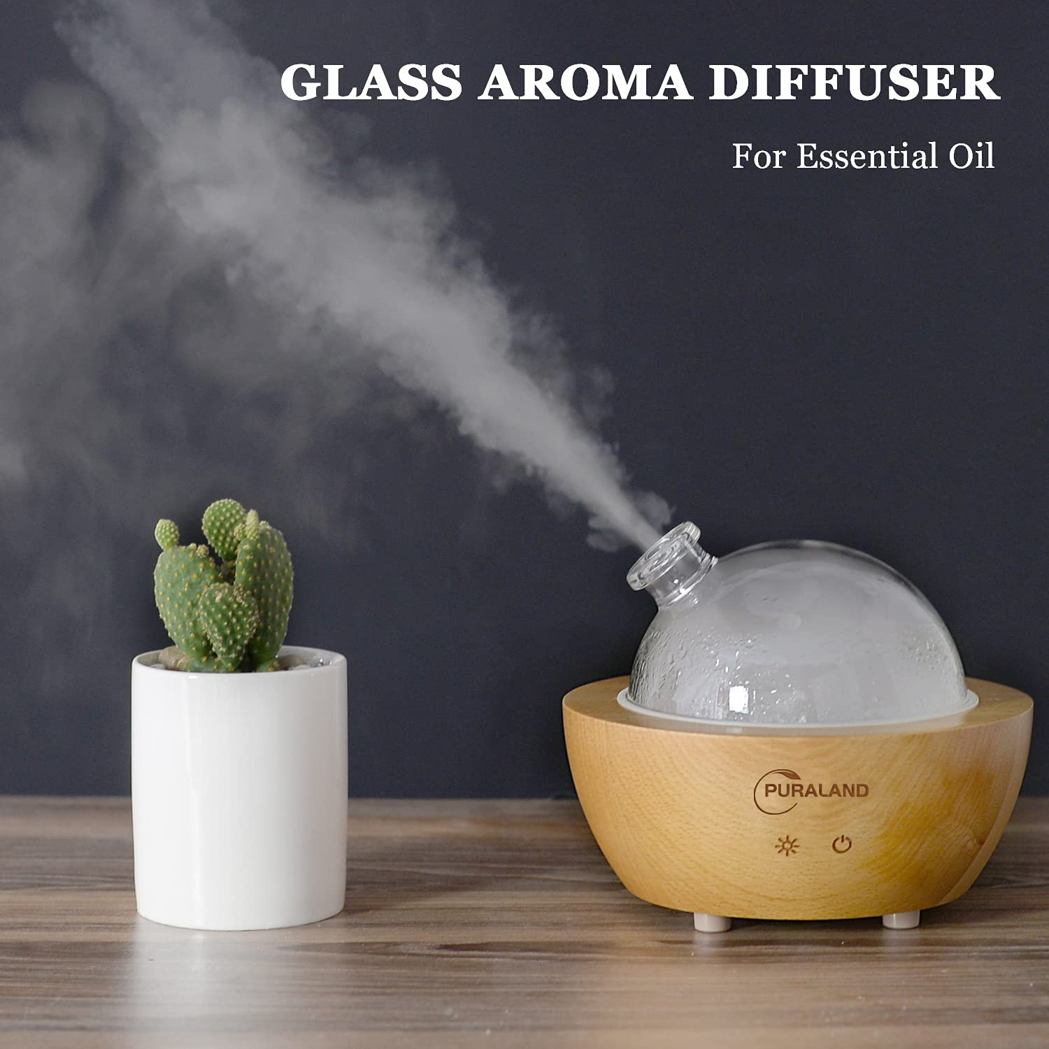 Diffuseur ultrasonique PURALAND, brume fine sans chaleur.