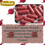 Puranicals Beet Premium — pot scellé 320 capsules pour la semaine.