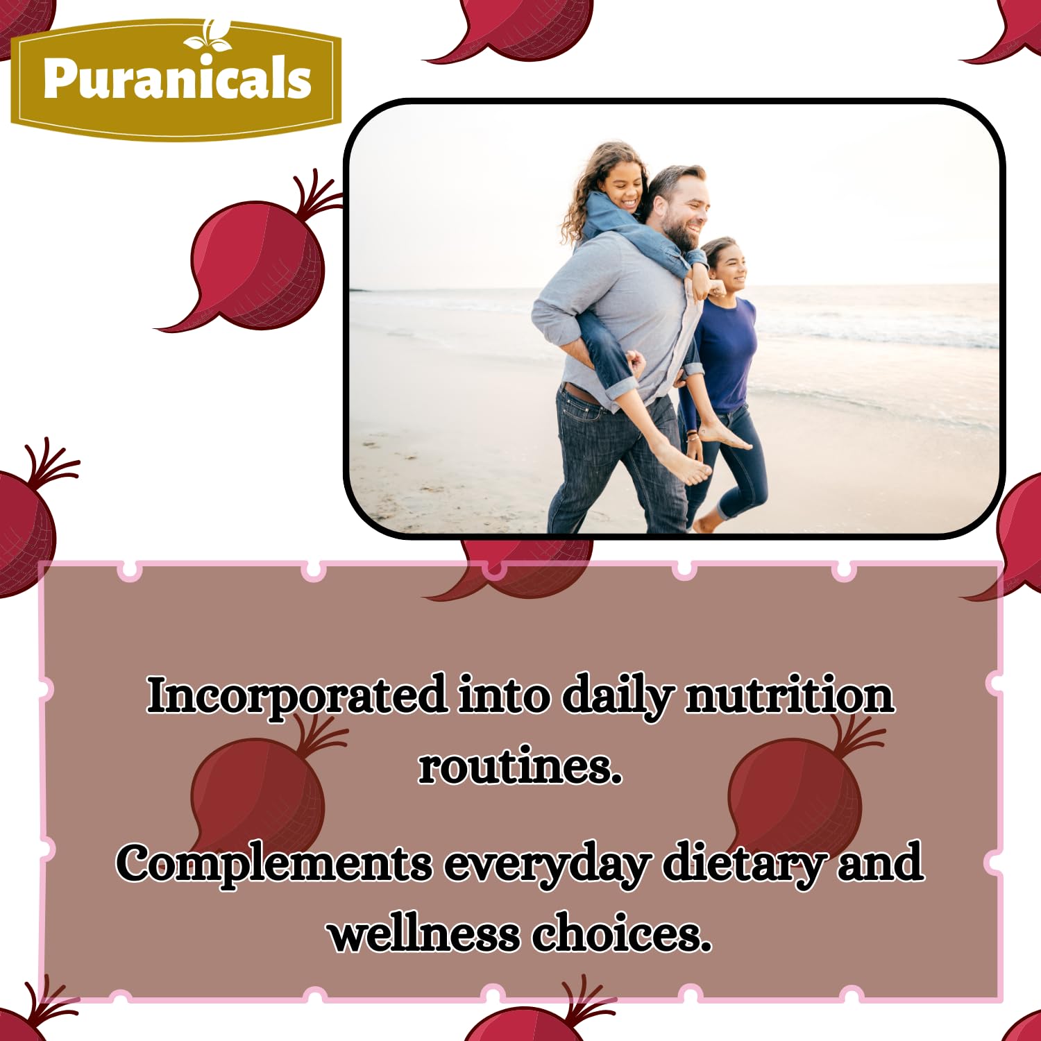 Puranicals Beet Premium — contrôle qualité et ingrédients premium.