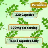 Puranicals Moringa Premium – Bocal compact et pratique pour le rangement.