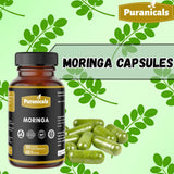 Puranicals Moringa Premium – Capsules faciles à intégrer à la routine quotidienne.