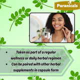 Puranicals Moringa Premium – Emballage écoresponsable, réduction des déchets.