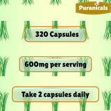 Capsules faciles à avaler pour un apport végétal avec Puranicals.