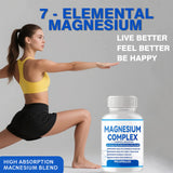 Puravita Magnesium Complex – capsules près de l'étiquette, pratique pour routine quotidienne.