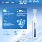 PURAX saline-nasale-5ml-portable : format compact pour le soin nasal en déplacement