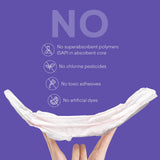 PurComfy couche absorbante en coton pour douceur et absorption.