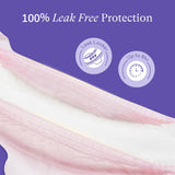 PurComfy noyau absorbant doux en coton pour une sensation agréable.