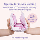 PurComfy pads refroidissement doux apportant une sensation fraîche sans pic brutal.