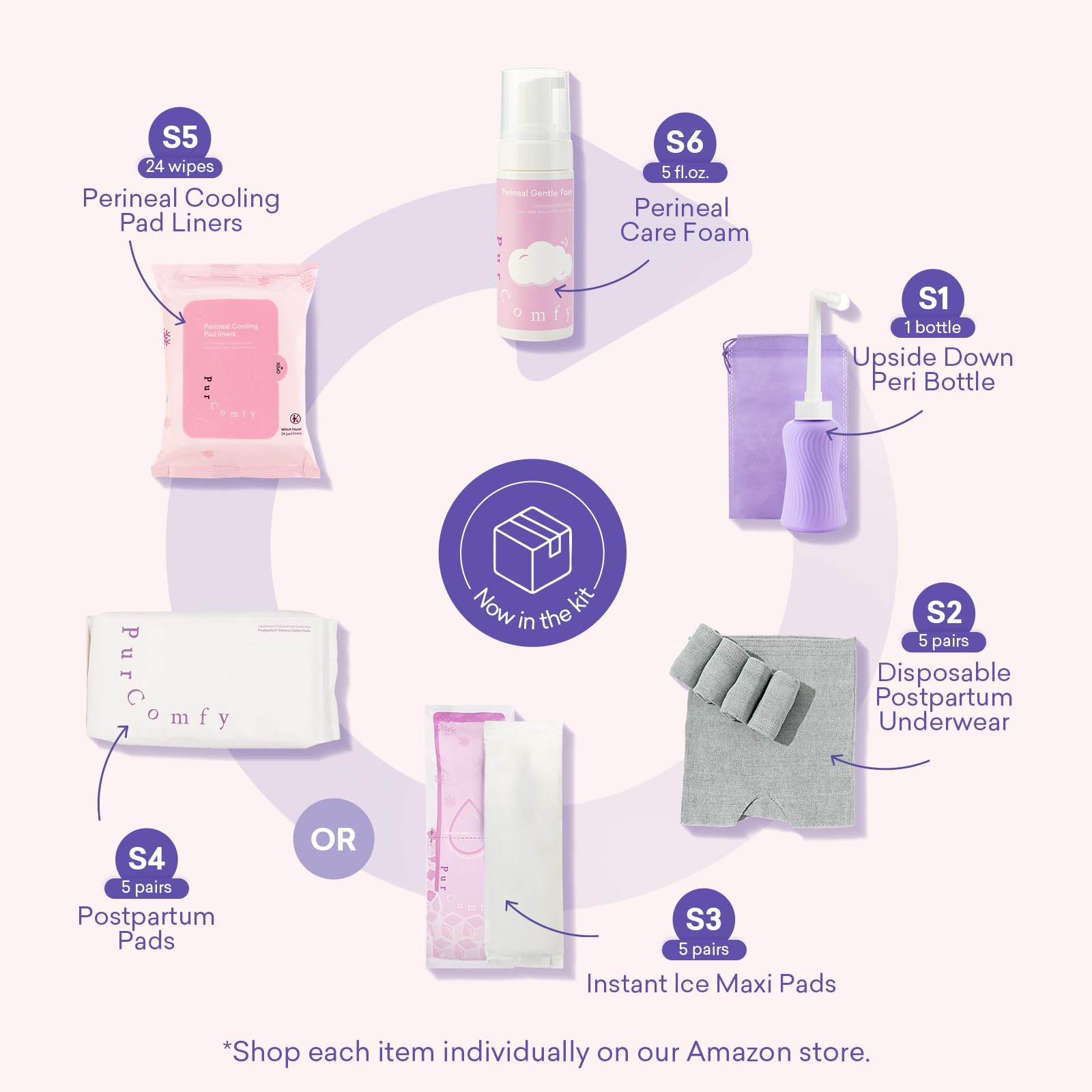 PurComfy slips postpartum jetables: confort doux et protection pratique.