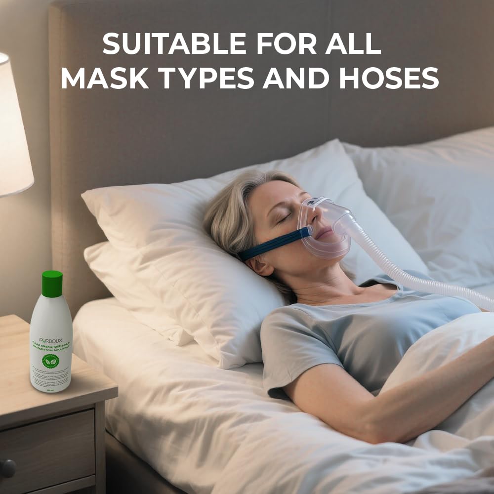 Purdoux CPAP: prolonge la durée de vie des accessoires par un nettoyage doux.