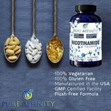 Pure Affinity Nicotinamide boite ouverte, accès rapide.