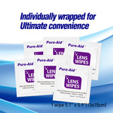 Pure-Aid Lingettes lentilles – grand format pour grands écrans sans effort