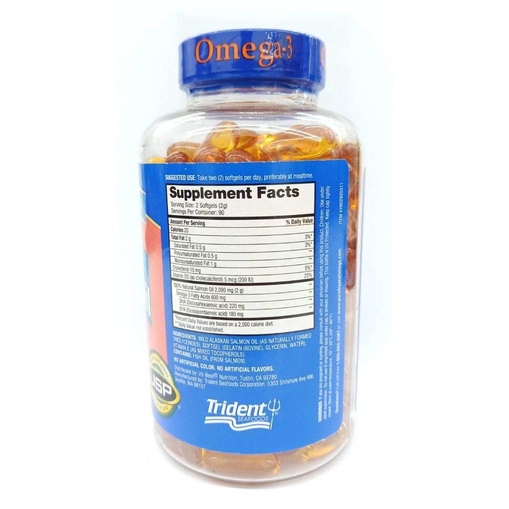 Pure Alaska Omega-3: gélules faciles à avaler pour un apport oméga-3 pratique.
