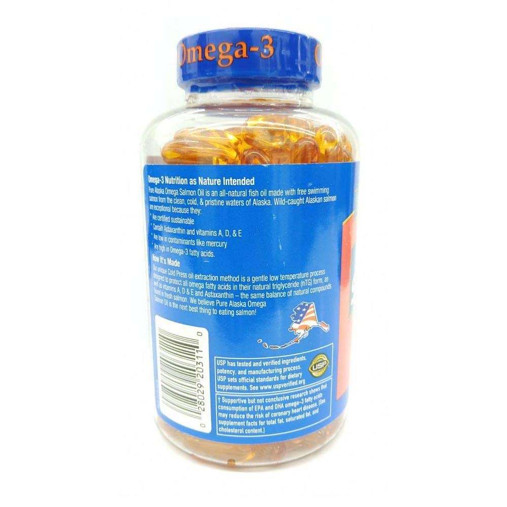 Pure Alaska Omega-3: saumon sauvage d'Alaska, source naturelle d'oméga-3.