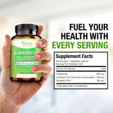 Pure By Nature D-Mannose Emballage Etiquette — emballage clair facilitant la sélection rapide.