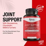Pure By Nature Joint Support – étiquette et composition, glucosamine et curcuma pour articulation