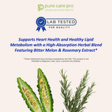 Pure Care Pro Tryglicare – étiquette claire indiquant les ingrédients et le statut végan