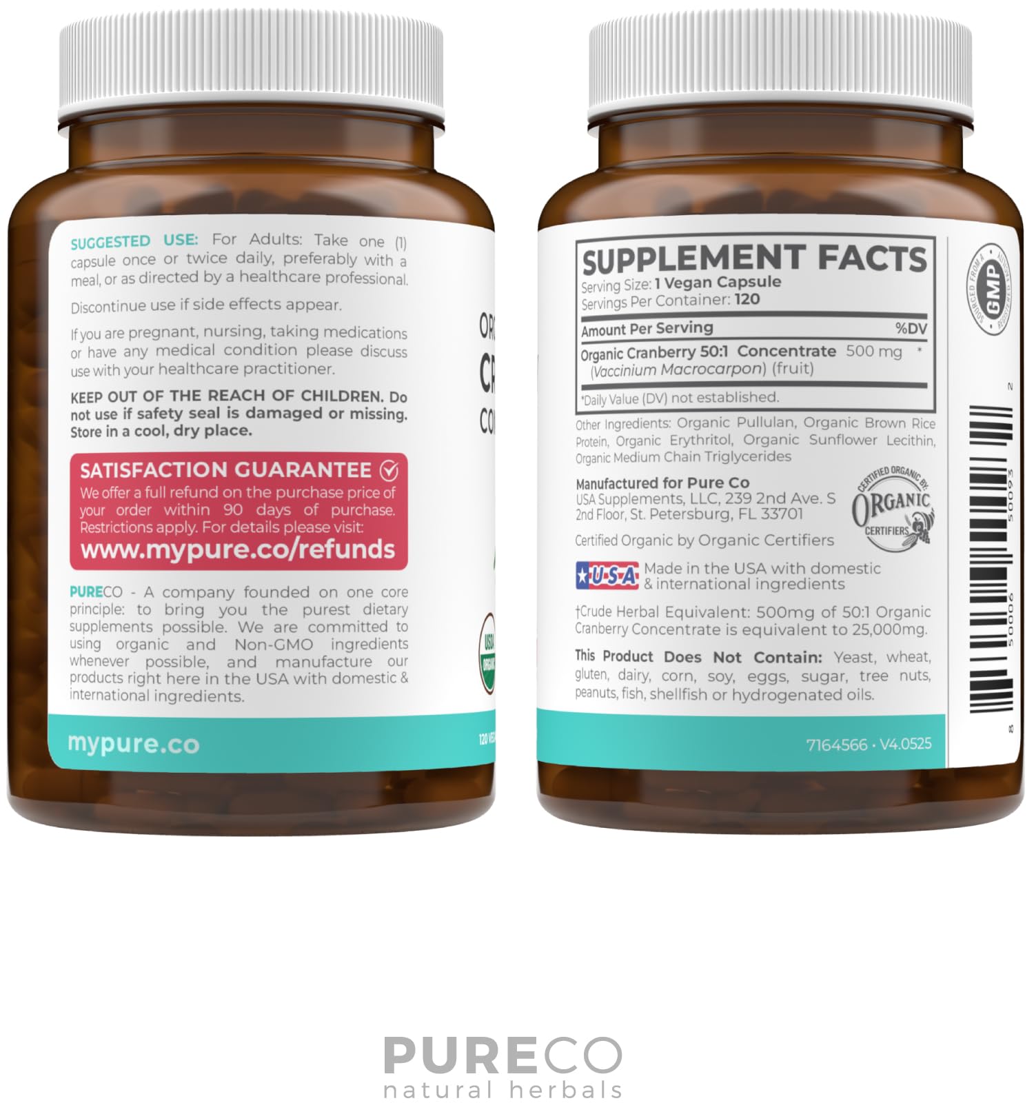 Pure Co emballage sans OGM, choix responsable et clair