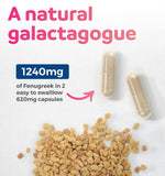 PURE CO Fenugrec: dosage 2 capsules affiché; utilisation quotidienne recommandée.