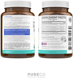 Pure Co Détox Foie – utilisation quotidienne suggérée, deux capsules pour une routine simple.