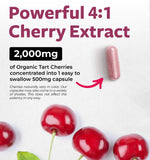 Pure Co Tart Cherry Capsules utilisées au quotidien, faciles à avaler.