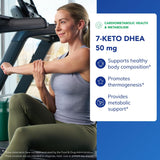 Pure Encapsulations 7-Keto DHEA, étiquette, produit transparent et sans allergènes.