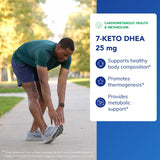 Pure Encapsulations 7-Keto DHEA étiquette; indication claire et traçabilité des ingrédients.