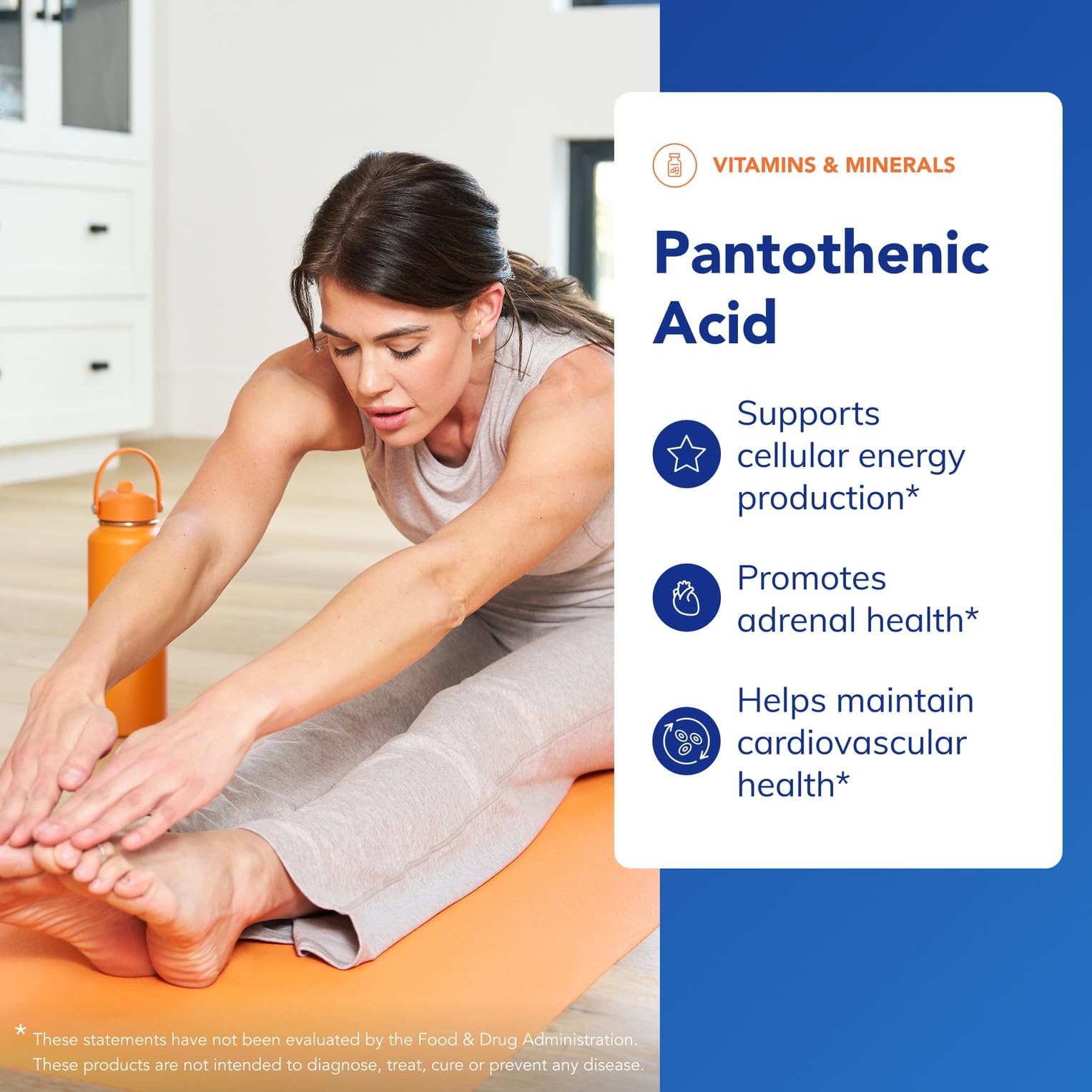 Pure Encapsulations Acide pantothénique – Formation cellulaire potentielle soutenue par les capsules.