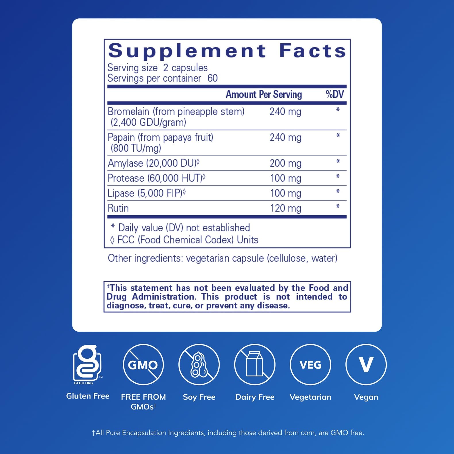 Pure Encapsulations A.I. Enzymes – bouteille profil, utilisation quotidienne en douceur