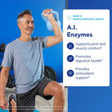 Pure Encapsulations A.I. Enzymes – etiquette zoom, ingrédients végétaux de qualité