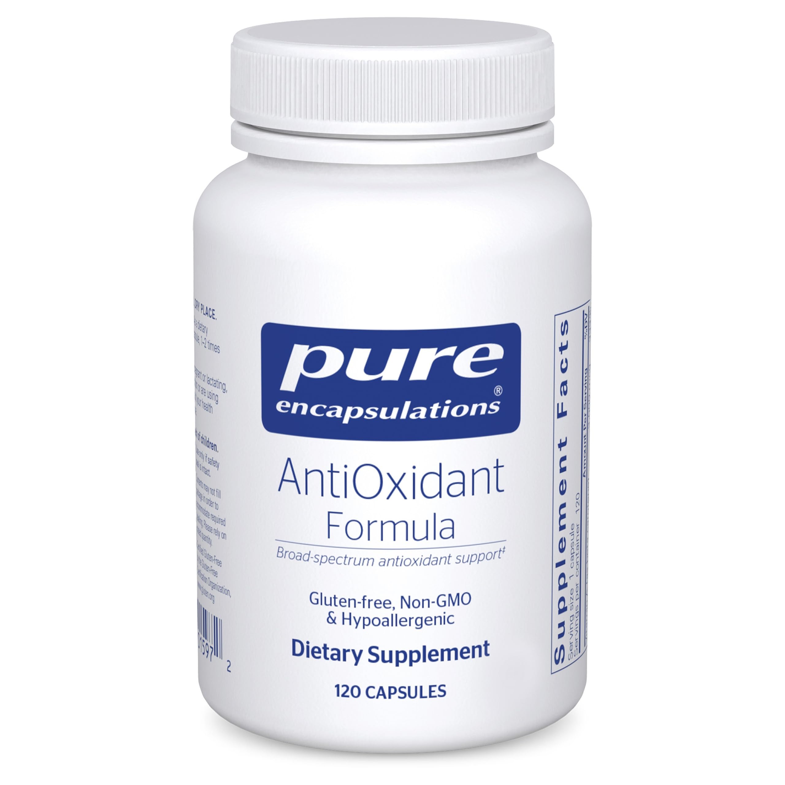 Pure Encapsulations Formule Antioxydants - Bouteille: soutien potentiel des cellules et vitalité.