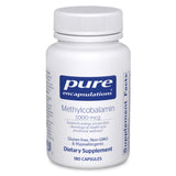 Pure Encapsulations B12 1000mcg – bouteille de gélules pour soutien quotidien d’énergie.