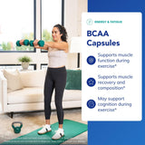 Détail des capsules BCAA Pure Encapsulations, sans allergènes et hypoallergénique.