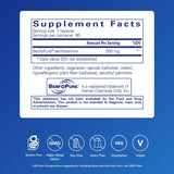 Étiquette BenfoMax: dose 200 mg et informations claires
