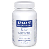 Pure Encapsulations Beta-Sitosterol, flacon affiché, soutien potentiel du flux urinaire.