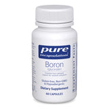 Pure Encapsulations Bore Glycinate – bouteille et gélules, soutien métabolique potentiel des minéraux