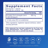 Pure Encapsulations Bromélaïne 2400 - digestions faciles après repas copieux.