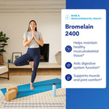 Pure Encapsulations Bromélaïne 2400 - soutien des muscles après l'exercice.