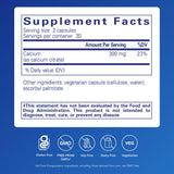 Pure Encapsulations Calcium Citrate bouteille : flacon pratique pour une supplémentation quotidienne.