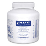 Pure Encapsulations Calcium Magnésium en bouteille pour un apport quotidien équilibré.