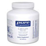 Pure Encapsulations Calcium MCHA – bouteille prise de vue, soutien osseux potentiel.