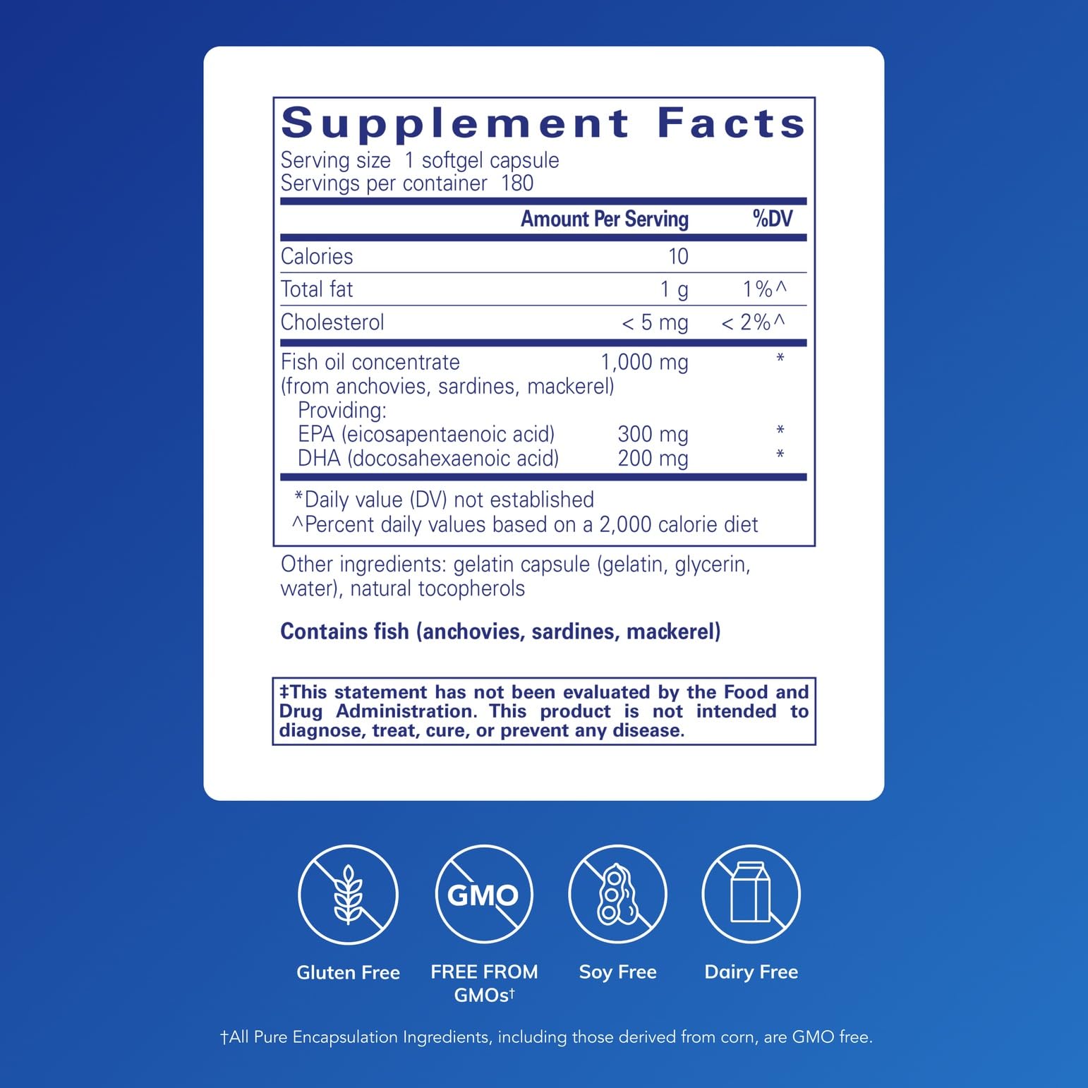 Capsules molles Pure Encapsulations oméga-3 faciles à intégrer dans la routine.