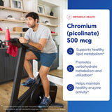 Chromium Picolinate Pure Encapsulations, étiquette sans gluten, usage vegan.